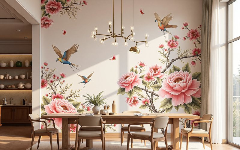 Bird-and-Flower Painting — Chinese Traditional Painting: Ink and Brush Art