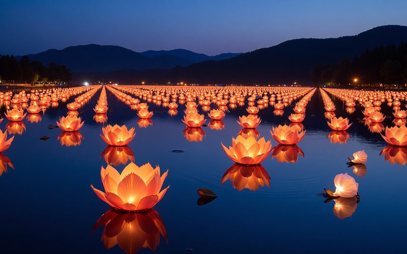 Lantern Displays — Lantern Festival: Lights, Riddles, and Sweet Rice Balls