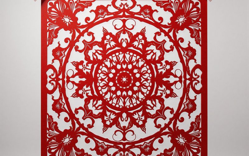 History of Paper Cutting — Paper Cutting: Scissors, Red Paper, and Folk Art