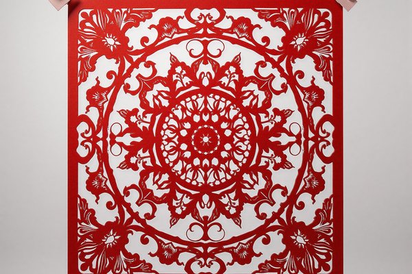 Paper Cutting: Scissors, Red Paper, and Folk Art