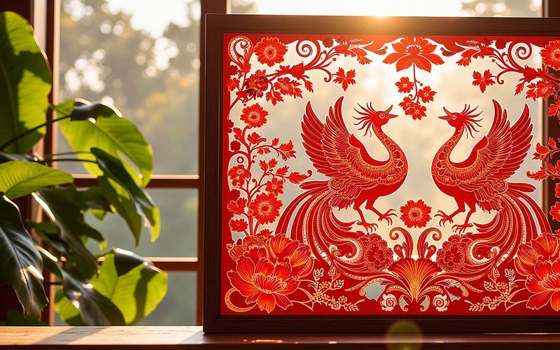 Regional Styles — Paper Cutting: Scissors, Red Paper, and Folk Art
