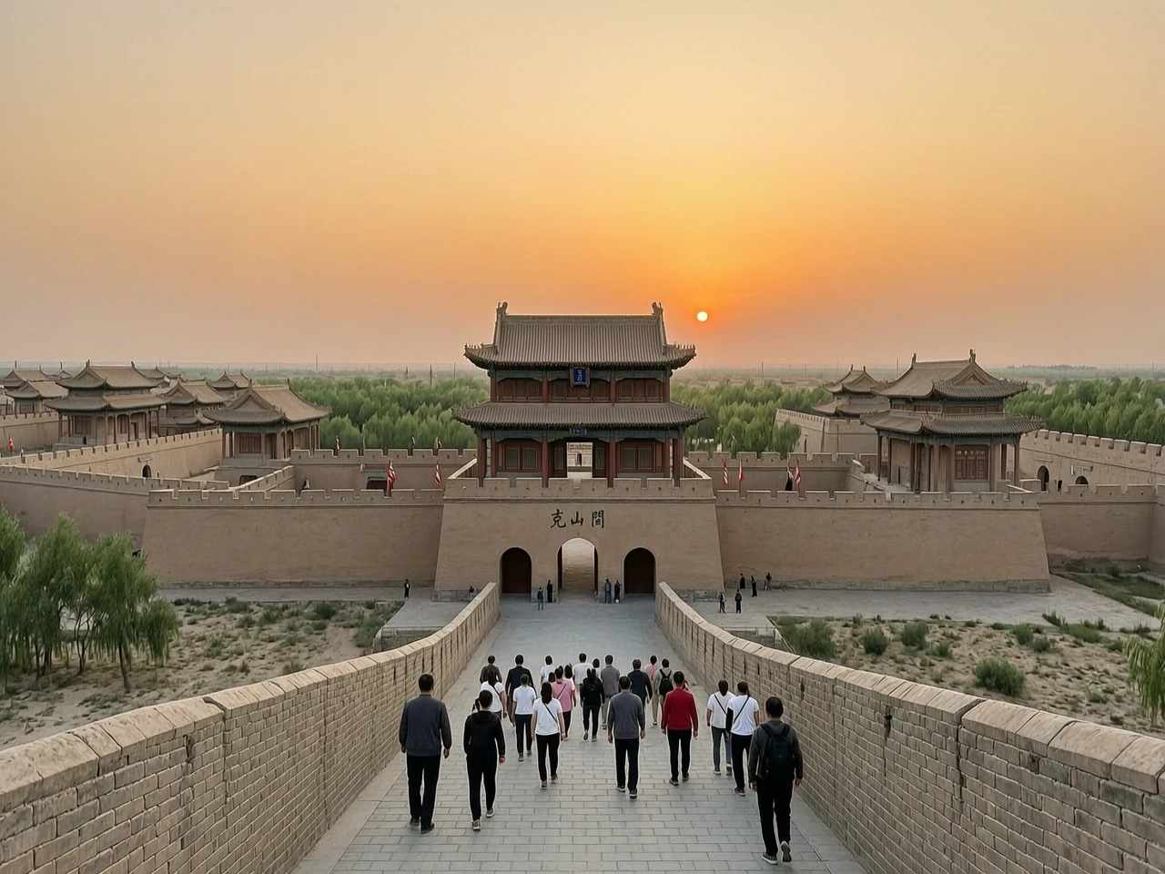 Jiayuguan Fort, Silk Road