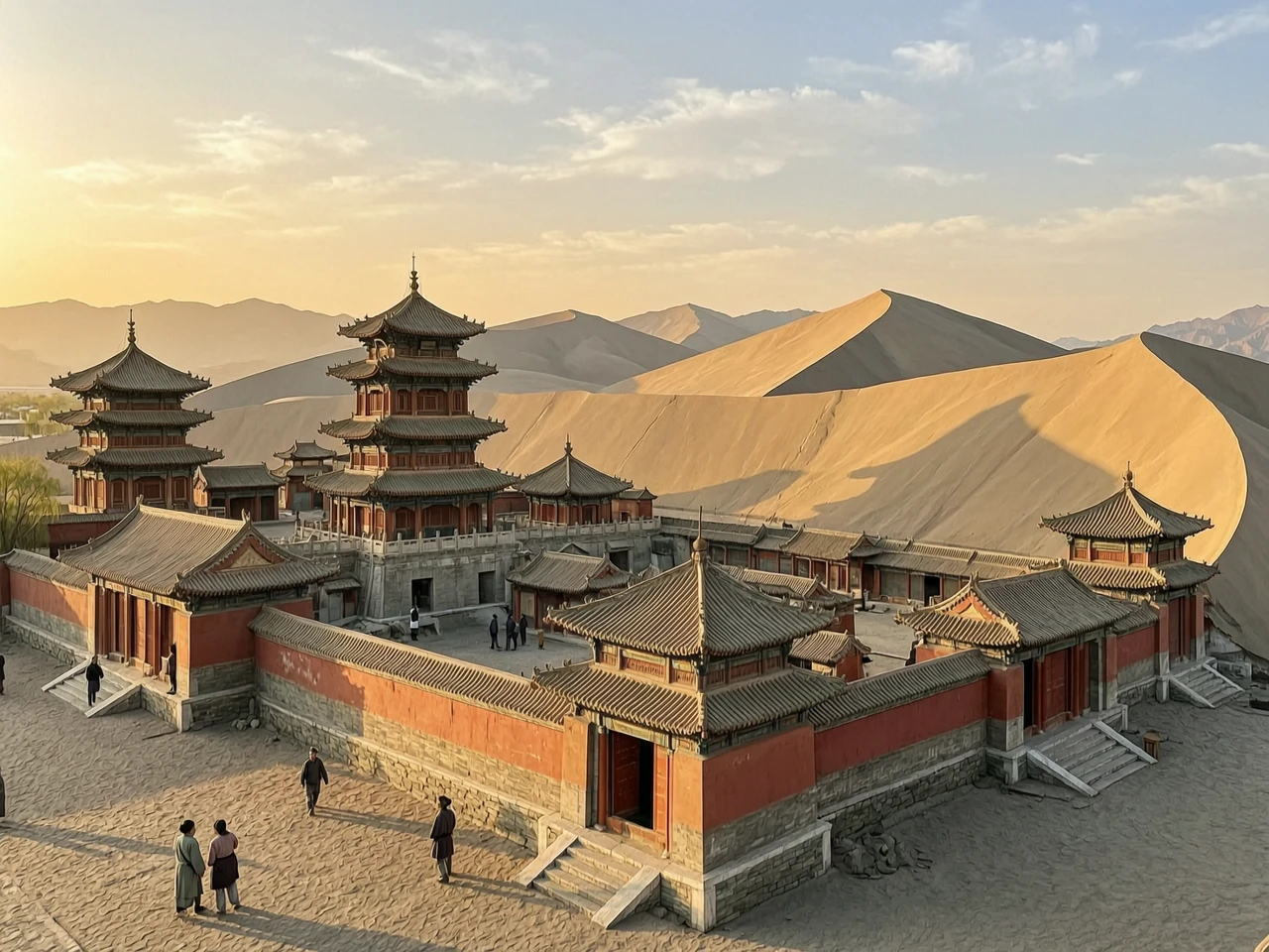 Echoing Sand Dunes, Silk Road