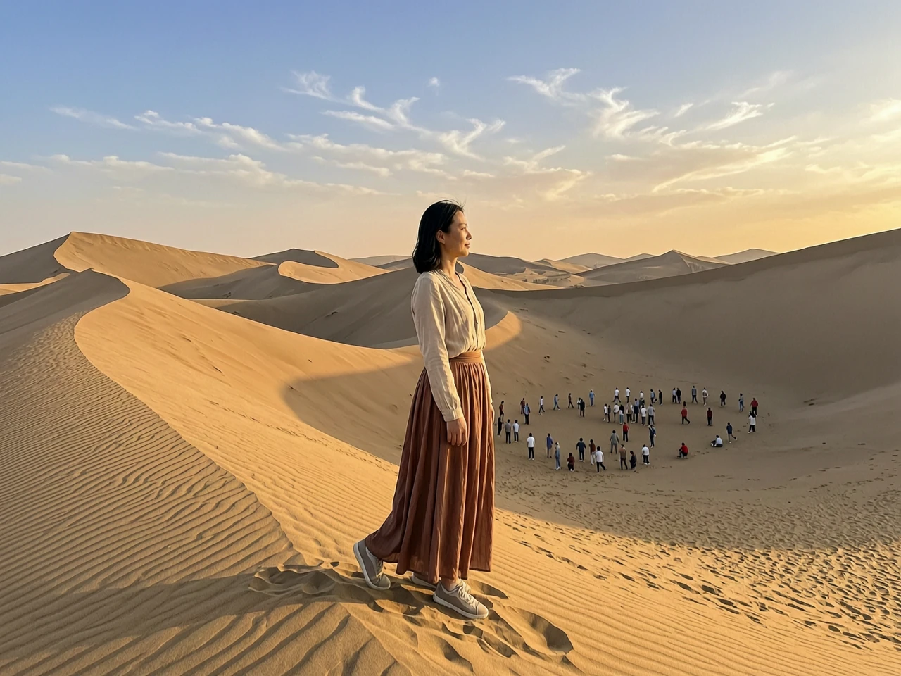 Echoing Sand Dunes & Crescent Lake, Gansu
